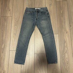 Topman Vintage Skinny Denim Jeans
